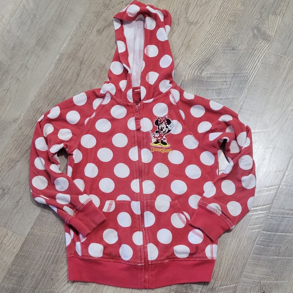 Minnie's Polka Dot Zip Up